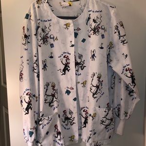 Cat and the hat nursing warm up jacket